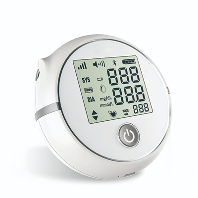 Multi Function Hosipital Blood Glucose Meter, Blood Glucose Test and BP Monitor, Blood Glucometer 2 in 1 with Lancets and Strips for Home Use