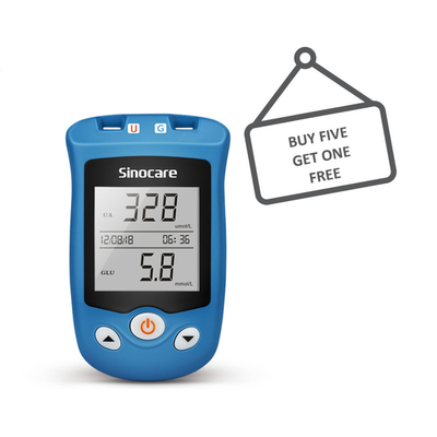 Sinocare Plastic Buy 5 Get 1 Ozone Sterilizer Free Blood Glucose And Uric Acid Meter